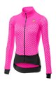 CASTELLI Cycling winter long sleeve jersey - SFIDA LADY WINTER - pink/black