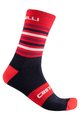 CASTELLI Cyclingclassic socks - GREGGE 15 - blue/red