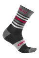 CASTELLI Cyclingclassic socks - GREGGE 15 - red/black