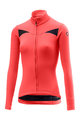 CASTELLI Cycling winter long sleeve jersey - SINERGIA LADY WINTER - pink