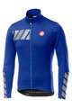 CASTELLI Cycling thermal jacket - RADDOPPIA 2 - blue