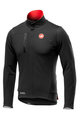 CASTELLI Cycling thermal jacket - DOUBLE ESPRESSO - black