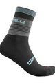 CASTELLI Cyclingclassic socks - LINEA 15 WINTER - pink/blue