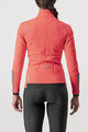 CASTELLI Cycling thermal jacket - DINAMICA LADY WINTER - pink