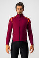 CASTELLI Cycling thermal jacket - PERFETTO ROS CONVERT - red