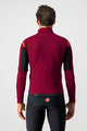 CASTELLI Cycling thermal jacket - PERFETTO ROS CONVERT - red