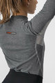 CASTELLI Cycling long sleeve t-shirt - FLANDERS 2 WARM LADY - grey