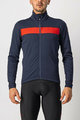 CASTELLI Cycling thermal jacket - RADDOPPIA 3 - blue