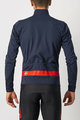 CASTELLI Cycling thermal jacket - RADDOPPIA 3 - blue