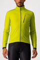 CASTELLI Cycling thermal jacket - GO WINTER - yellow