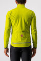 CASTELLI Cycling thermal jacket - GO WINTER - yellow