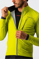 CASTELLI Cycling thermal jacket - GO WINTER - yellow