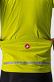 CASTELLI Cycling thermal jacket - GO WINTER - yellow