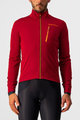 CASTELLI Cycling thermal jacket - GO WINTER - red