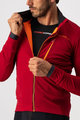 CASTELLI Cycling thermal jacket - GO WINTER - red