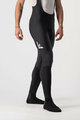 CASTELLI Cycling long bib trousers - VELOCISSIMO 5 WINTER - black