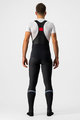 CASTELLI Cycling long bib trousers - POLARE 3 WINTER - black