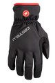 CASTELLI Cycling long-finger gloves - ENTRATA THERMAL WNT - black