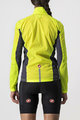 CASTELLI Cycling windproof jacket - SQUADRA STRECH LADY - yellow