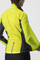 CASTELLI Cycling windproof jacket - SQUADRA STRECH LADY - yellow