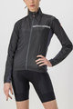 CASTELLI Cycling windproof jacket - SQUADRA STRECH LADY - black