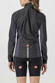 CASTELLI Cycling windproof jacket - SQUADRA STRECH LADY - black