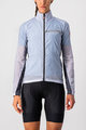 CASTELLI Cycling windproof jacket - SQUADRA STRECH LADY - grey