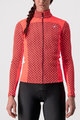 CASTELLI Cycling winter long sleeve jersey - SFIDA 2 LADY WINTER - pink