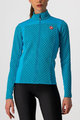 CASTELLI Cycling winter long sleeve jersey - SFIDA 2 LADY WINTER - light blue