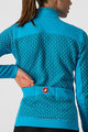 CASTELLI Cycling winter long sleeve jersey - SFIDA 2 LADY WINTER - light blue