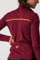 CASTELLI Cycling winter long sleeve jersey - SINERGIA 2 LADY WNT - bordeaux