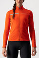 CASTELLI Cycling winter long sleeve jersey - SINERGIA 2 LADY WNT - red