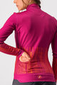 CASTELLI Cycling winter long sleeve jersey - SORPRESA LADY WINTER - pink