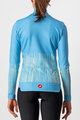 CASTELLI Cycling winter long sleeve jersey - SORPRESA LADY WINTER - light blue