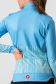 CASTELLI Cycling winter long sleeve jersey - SORPRESA LADY WINTER - light blue