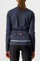 CASTELLI Cycling thermal jacket - GO LADY WINTER - blue