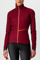 CASTELLI Cycling thermal jacket - GO LADY WINTER - bordeaux