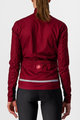 CASTELLI Cycling thermal jacket - GO LADY WINTER - bordeaux