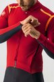 CASTELLI Cycling skinsuit - SANREMO ROS SUIT - red/black