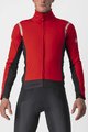 CASTELLI Cycling thermal jacket - ALPHA RoS 2 - red