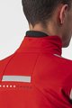 CASTELLI Cycling thermal jacket - ALPHA RoS 2 - red