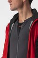 CASTELLI Cycling thermal jacket - ALPHA RoS 2 - red