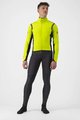 CASTELLI Cycling thermal jacket - ALPHA RoS 2 - yellow