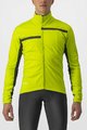 CASTELLI Cycling thermal jacket - TRANSITION 2 - yellow