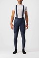 CASTELLI Cycling long bib trousers - SORPASSO RoS WINTER - blue