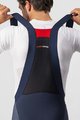 CASTELLI Cycling long bib trousers - SORPASSO RoS WINTER - blue