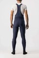 CASTELLI Cycling long bib trousers - ENTRATA WINTER - blue