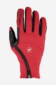 CASTELLI Cycling long-finger gloves - MORTIROLO WINTER - red
