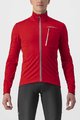 CASTELLI Cycling thermal jacket - GO WINTER - red