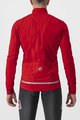 CASTELLI Cycling thermal jacket - GO WINTER - red